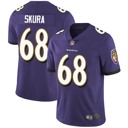 Baltimore Ravens Limited Purple Men Matt Skura Home Jersey NFL Football 68 Vapor Untouchable